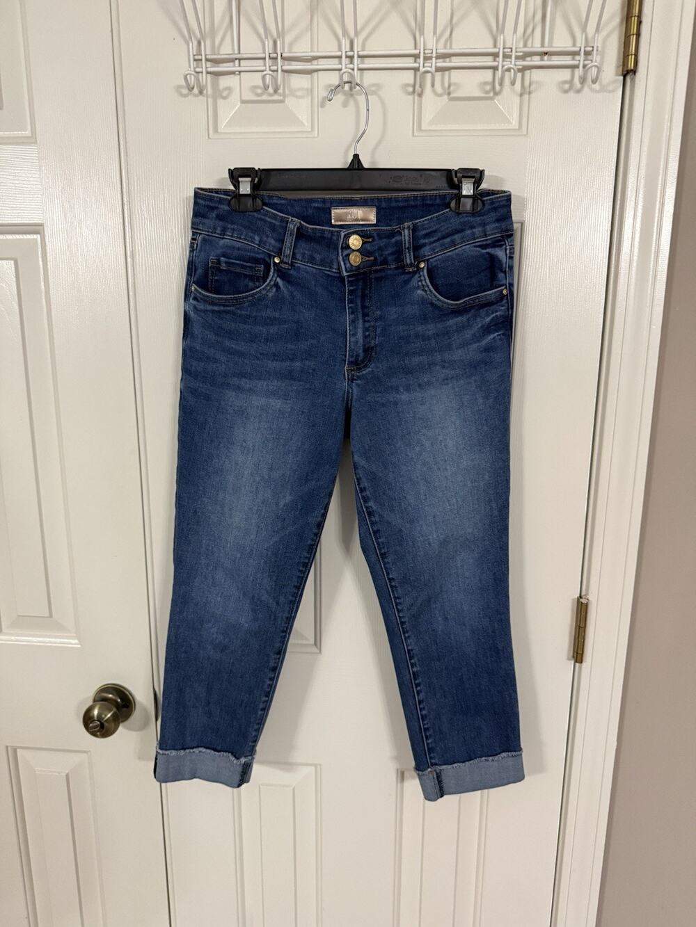 Kut From The Kloth Jeans Amy Crop Straight Leg 4P Petite
